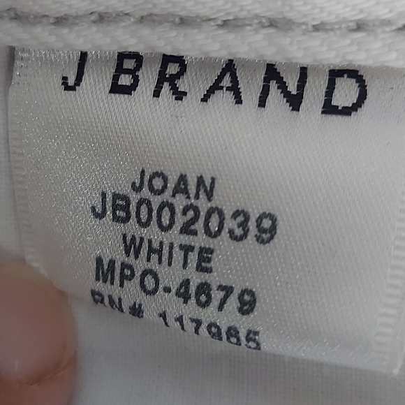 J Brand Joan High Rise Wide Leg Jean in White Size 31 - Picture 9 of 13